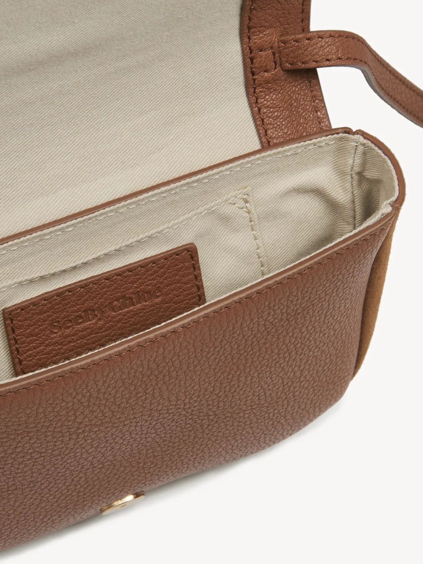 Sacs À Bandoulière-Chloé Mini Sac Hana Caramello