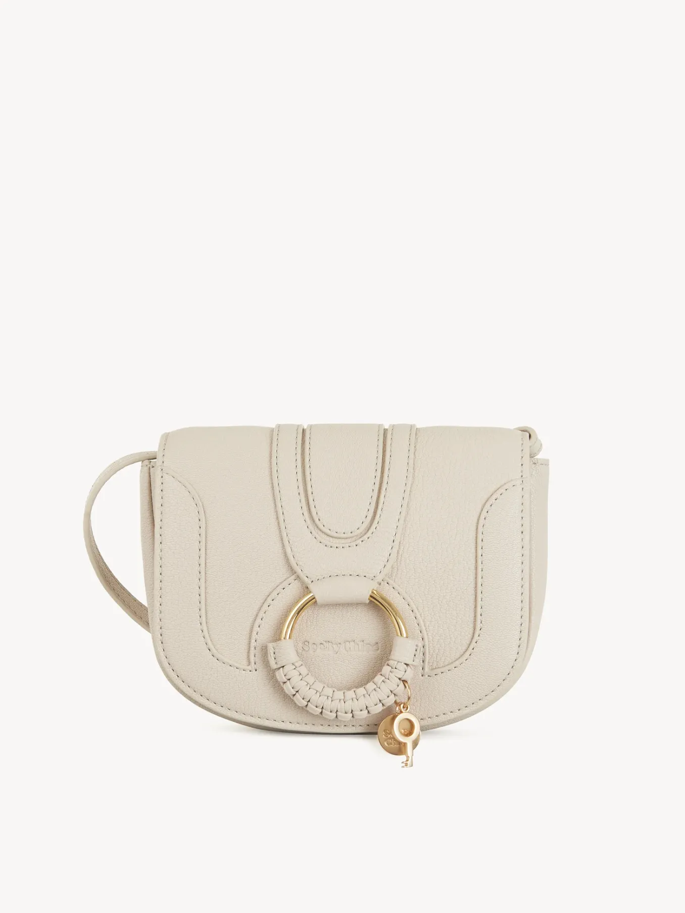 Sacs À Bandoulière-Chloé Mini Sac Hana Cement Beige