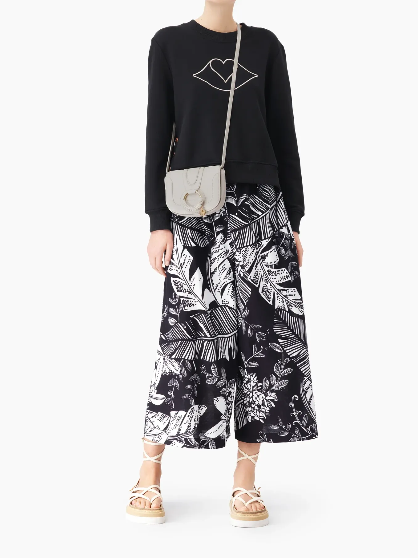 Sacs À Bandoulière-Chloé Mini Sac Hana Cement Beige