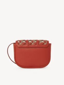 Sacs Porté Épaule-Chloé Mini Sac Hana Happy Orange