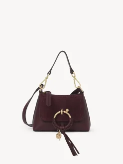 Sacs Porté Épaule-Chloé Mini Sac Joan Full Violine