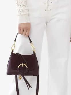 Sacs Porté Épaule-Chloé Mini Sac Joan Full Violine