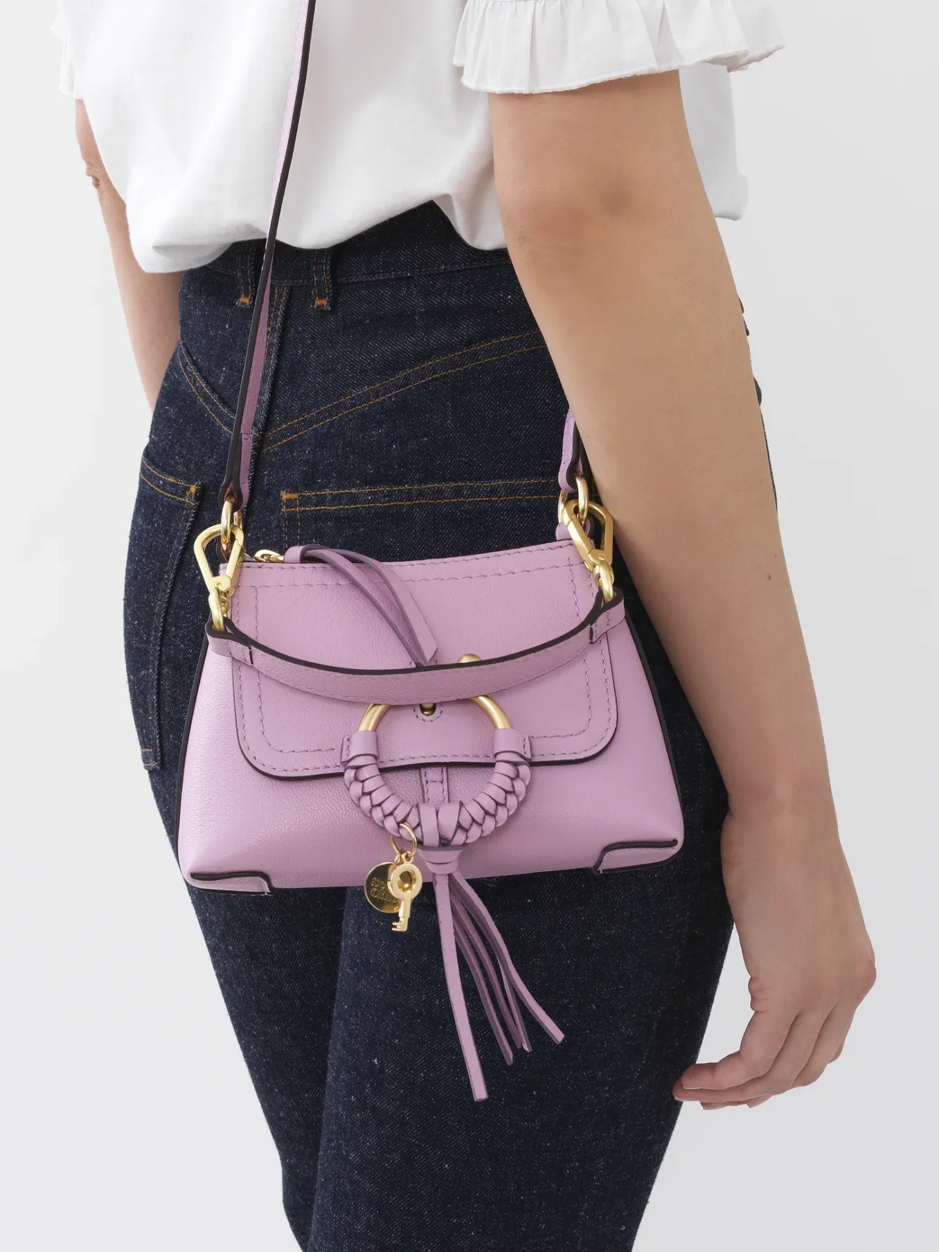 Sacs Porté Épaule-Chloé Mini Sac Joan Lavender Mist