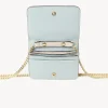 Pochettes-Chloé Mini Sac Porte-Cartes Layers Sterling Blue