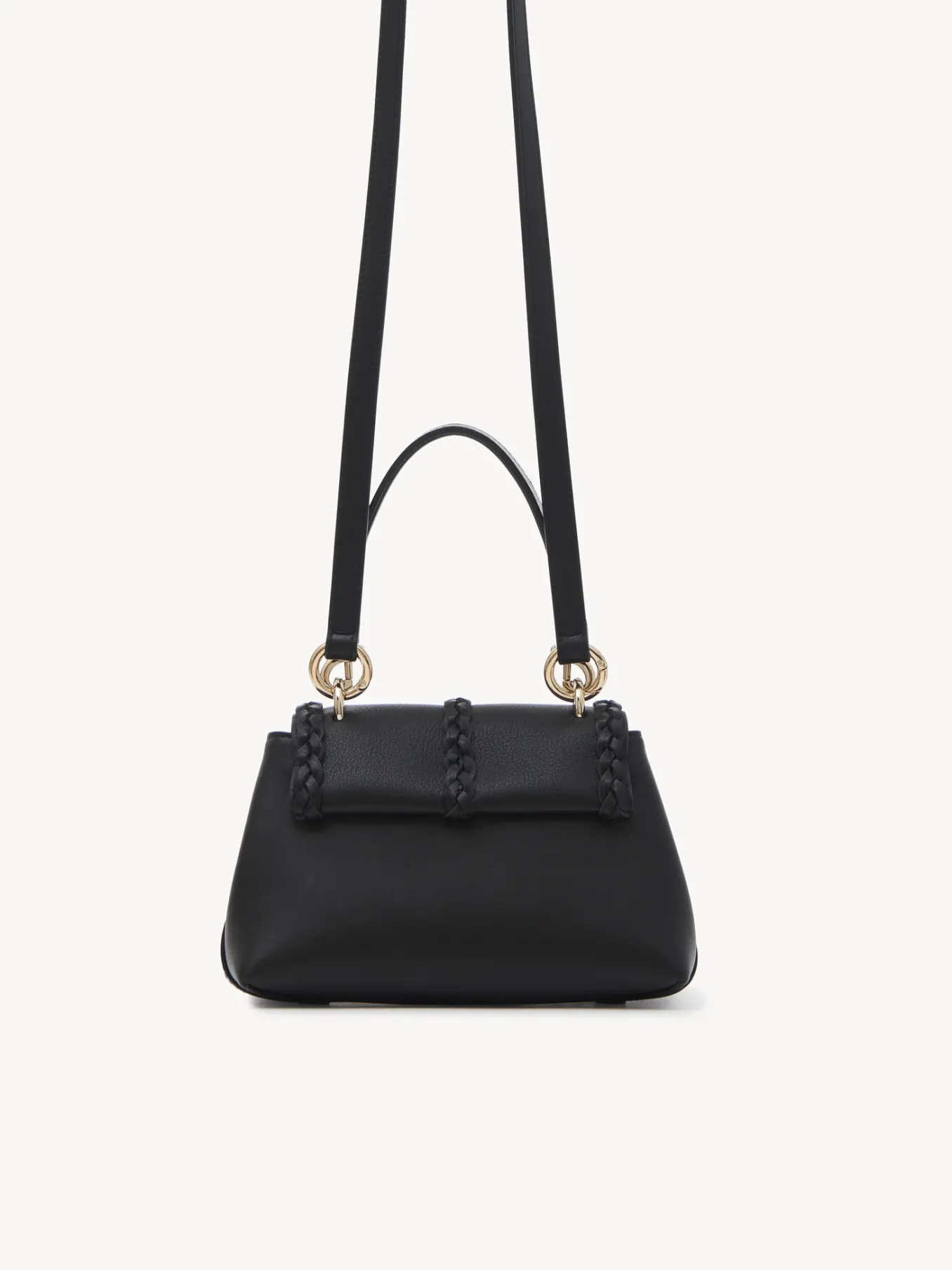 Mini Sacs-Chloé Mini Sac Souple Porte Épaule Penelope Noir