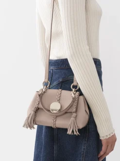 Mini Sacs-Chloé Mini Sac Souple Porte Épaule Penelope Nude