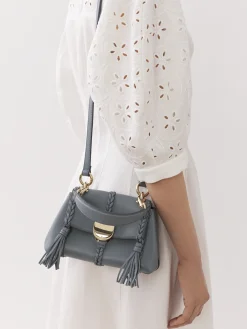 Mini Sacs-Chloé Mini Sac Souple Porte Épaule Penelope Storm Blue