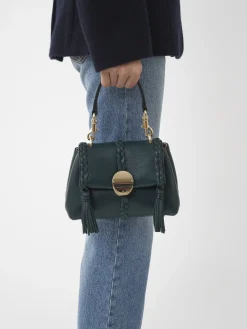 Mini Sacs-Chloé Mini Sac Souple Porte Épaule Penelope Teal Green