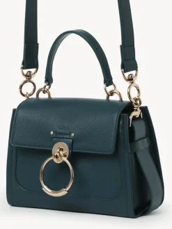 Sacs À Bandoulière-Chloé Mini Sac Tess Day Dark Emerald