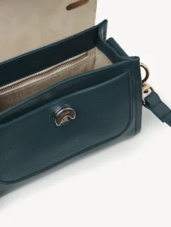Sacs À Bandoulière-Chloé Mini Sac Tess Day Dark Emerald