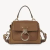 Sacs À Bandoulière-Chloé Mini Sac Tess Day Pottery Brown