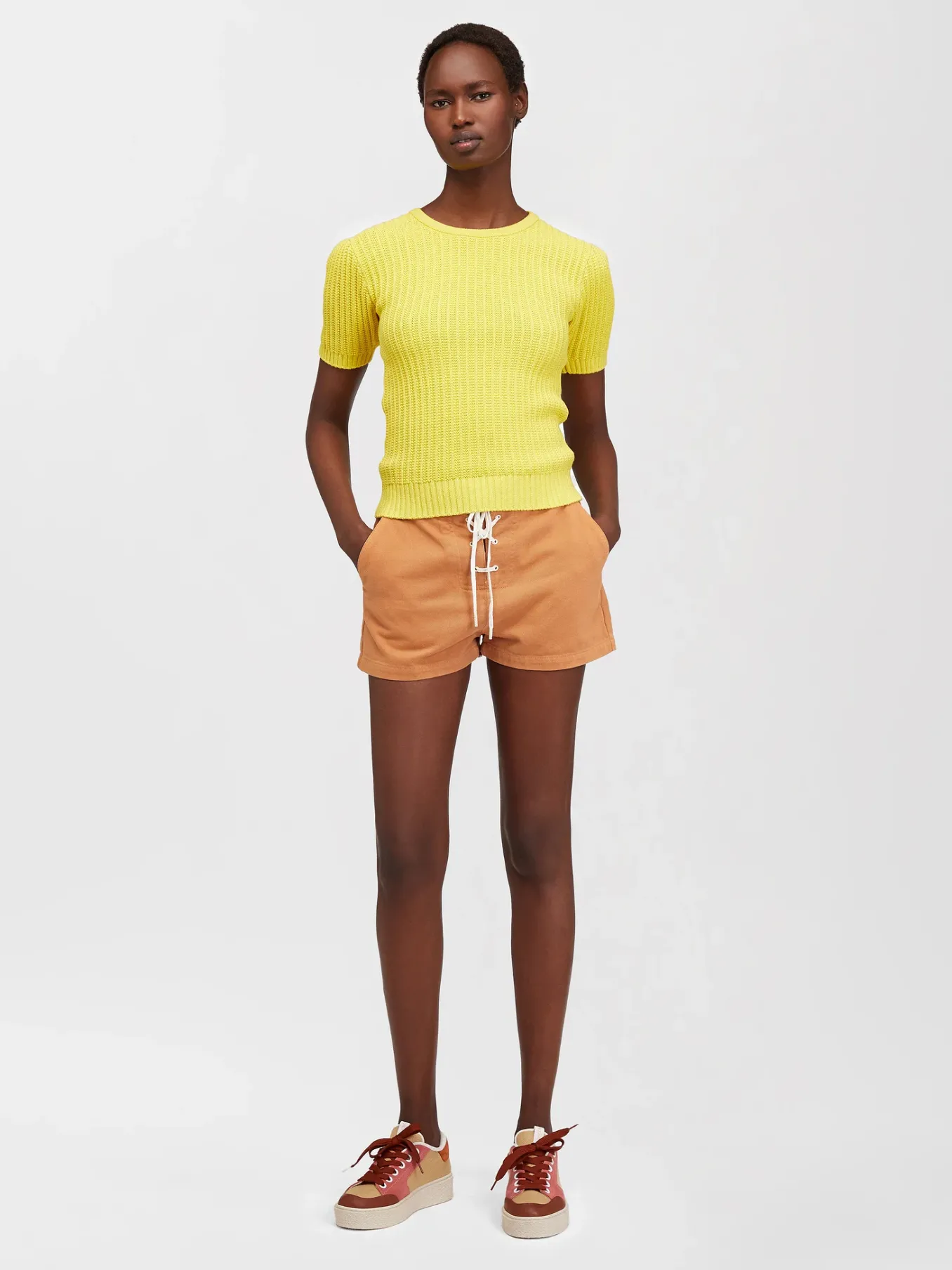 Vêtements-Chloé Mini Short Reef Shell