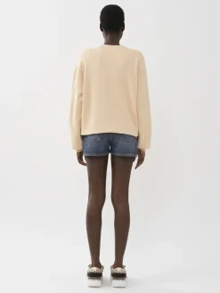 Denim-Chloé Mini Short « Escala » Dusky Blue