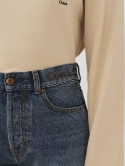 Denim-Chloé Mini Short « Escala » Dusky Blue