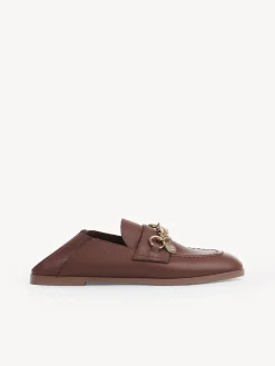 Sandales Et Espadrilles-Chloé Mocassins Aryel Cognac