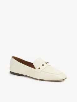Mocassins Et Chaussures Plates-Chloé Mocassins Aurna Eggshell