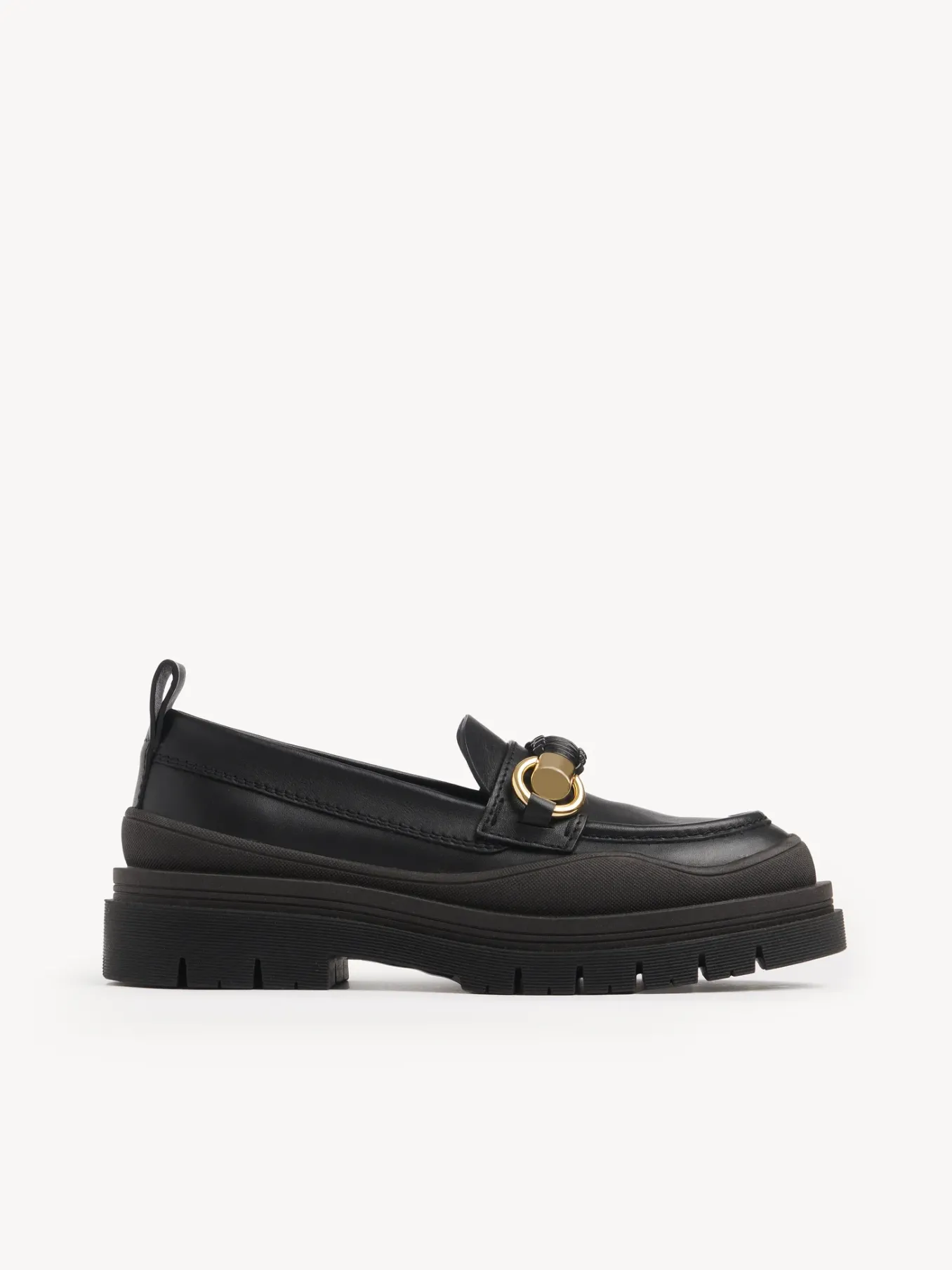 Sandales Et Espadrilles-Chloé Mocassins Lylia Noir