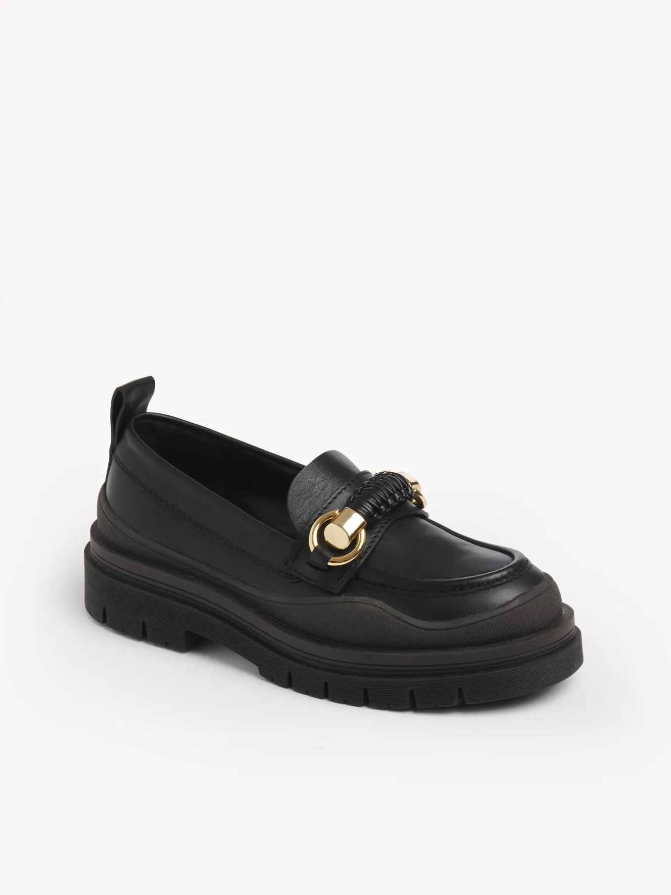 Sandales Et Espadrilles-Chloé Mocassins Lylia Noir