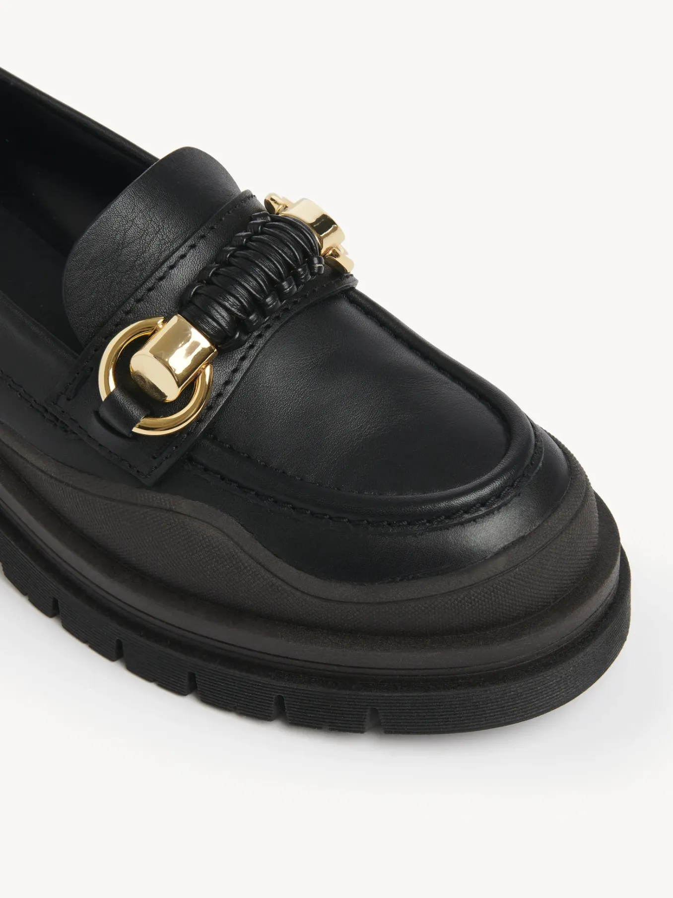 Sandales Et Espadrilles-Chloé Mocassins Lylia Noir
