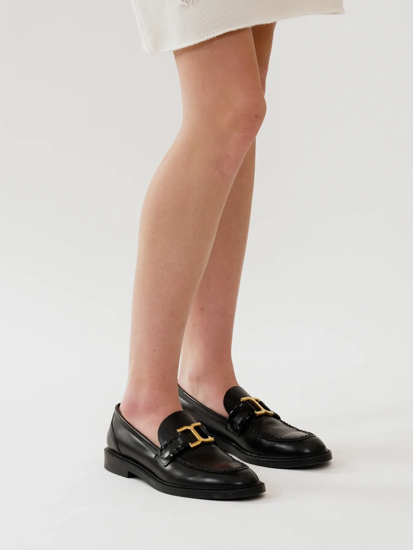 Mocassins Et Chaussures Plates-Chloé Mocassins Marcie Noir
