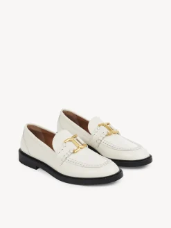 Mocassins Et Chaussures Plates-Chloé Mocassins Marcie Eggshell