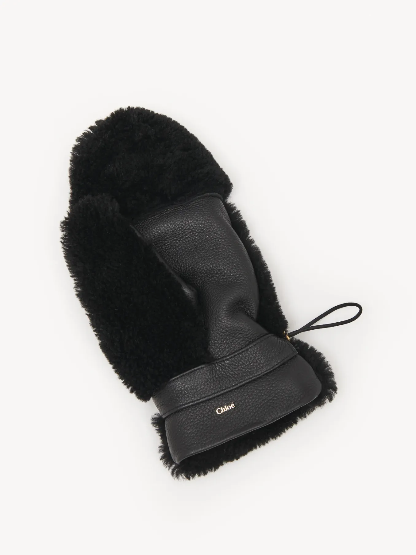 Chapeaux Et Gants-Chloé Moufles Noir
