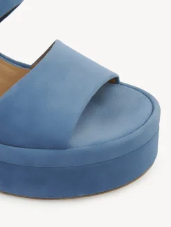 Mules-Chloé Mules A Talon Odina Shady Cobalt