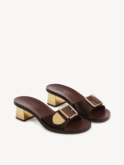 Mules-Chloé Mules A Talon Rebecca Brunet Brown