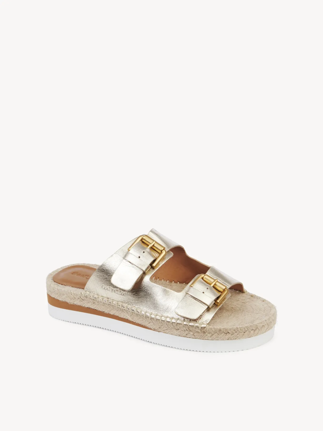 Sandales Et Espadrilles-Chloé Mules Espadrilles Glyn Platino