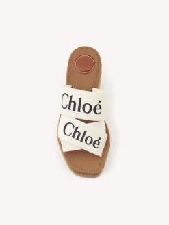 Lin-Chloé Mules Espadrilles Woody Blanc