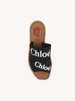 Lin-Chloé Mules Espadrilles Woody Noir