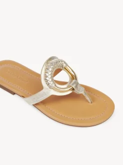 Sandales Et Espadrilles-Chloé Mules Hana Platino