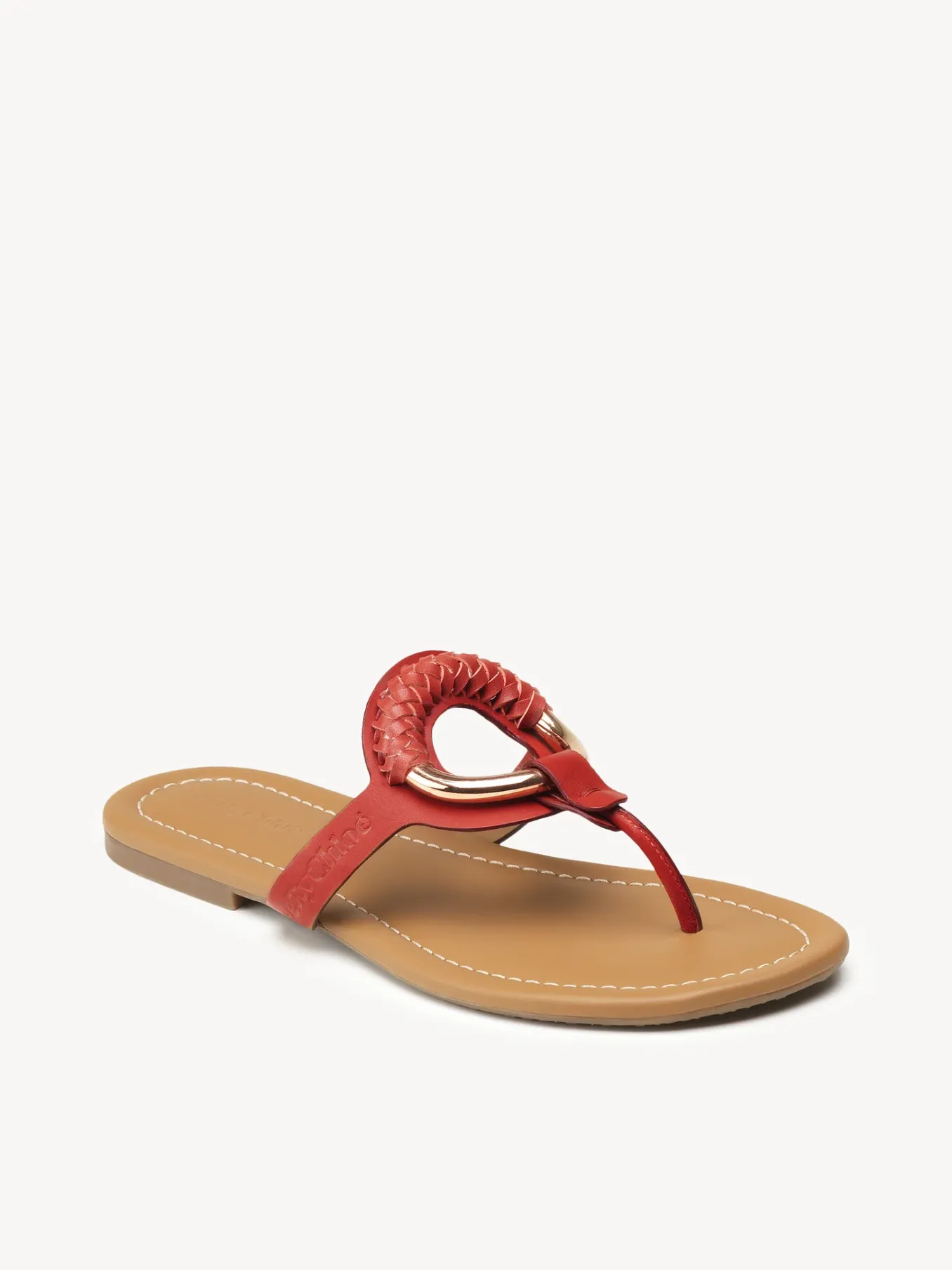 Sandales Et Espadrilles-Chloé Mules Hana Red 301