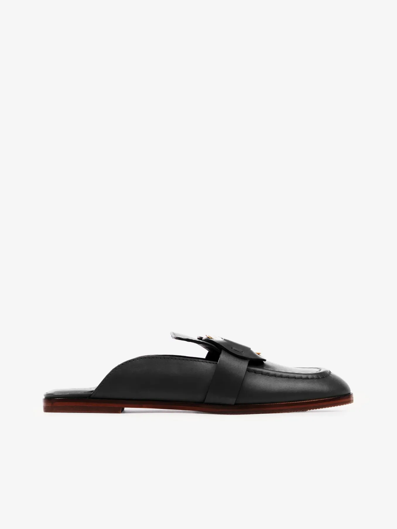 Sandales Et Espadrilles-Chloé Mules Mocassins Chany Noir
