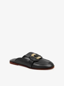 Sandales Et Espadrilles-Chloé Mules Mocassins Chany Noir