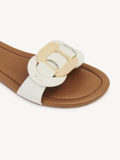 Sandales Et Espadrilles-Chloé Mules Plates Chany Gesso