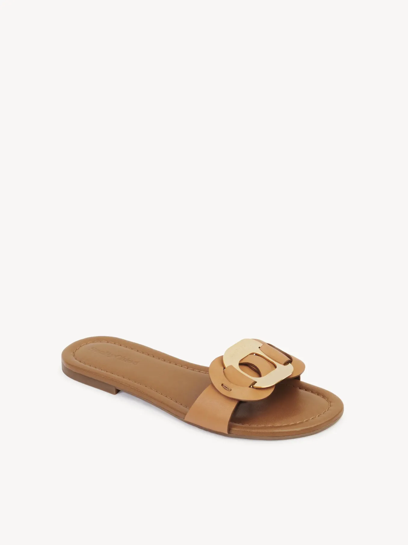 Sandales Et Espadrilles-Chloé Mules Plates Chany Cuoio