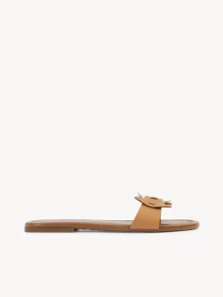 Sandales Et Espadrilles-Chloé Mules Plates Chany Cuoio