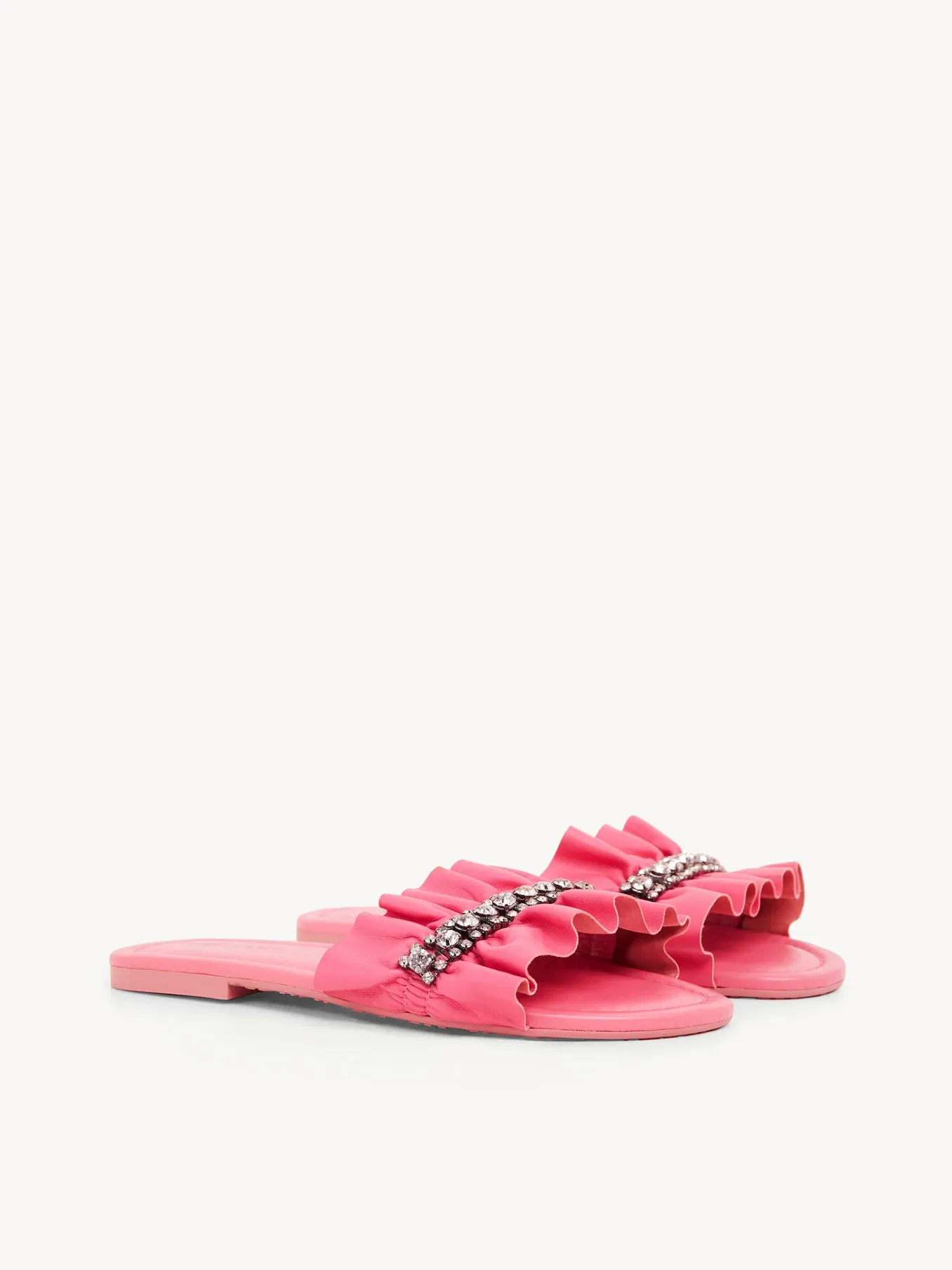 Sandales Et Espadrilles-Chloé Mules Plates Mollie Cipria 320