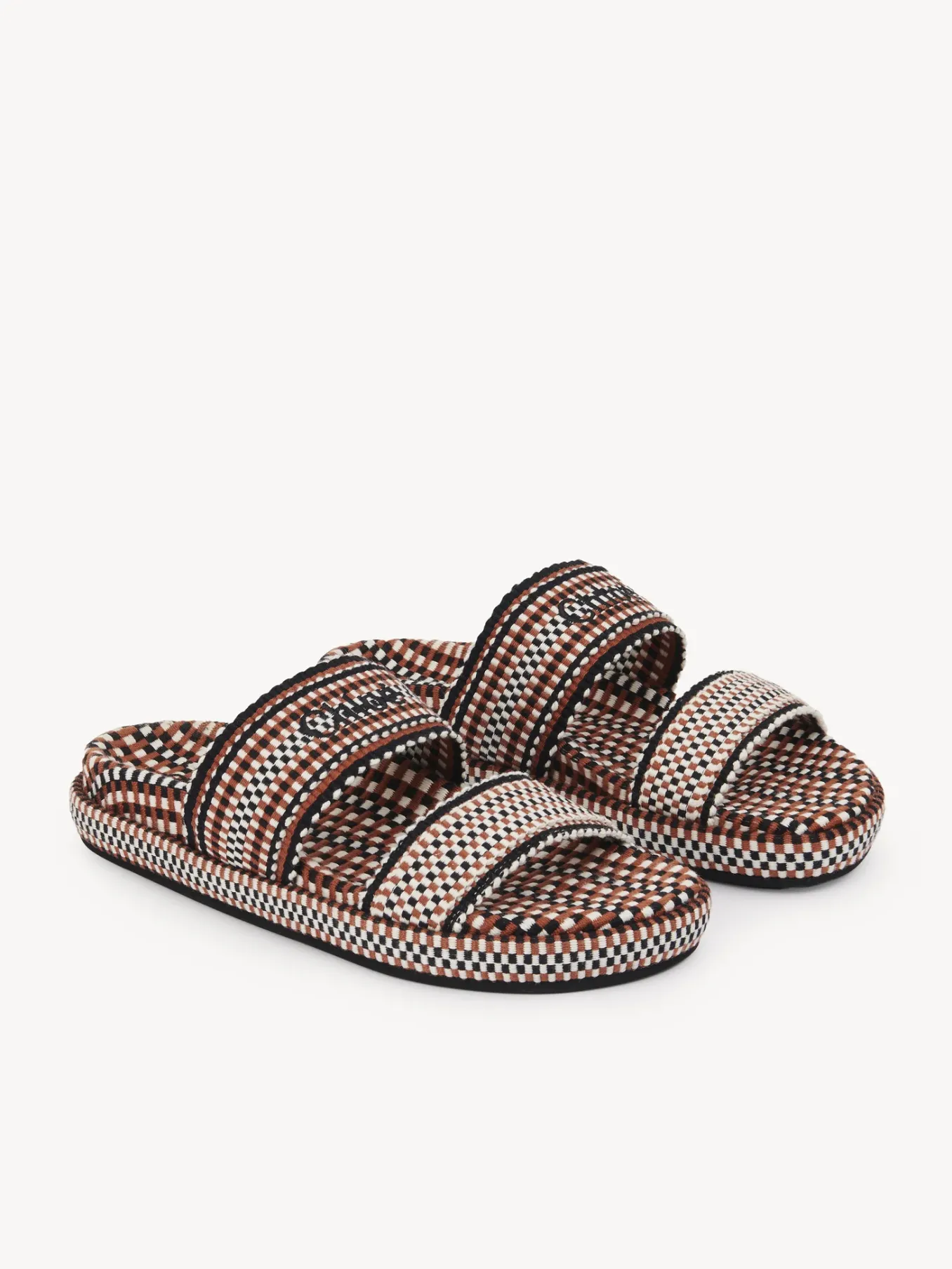Tenues De Plage-Chloé Mules Rori Red Sand
