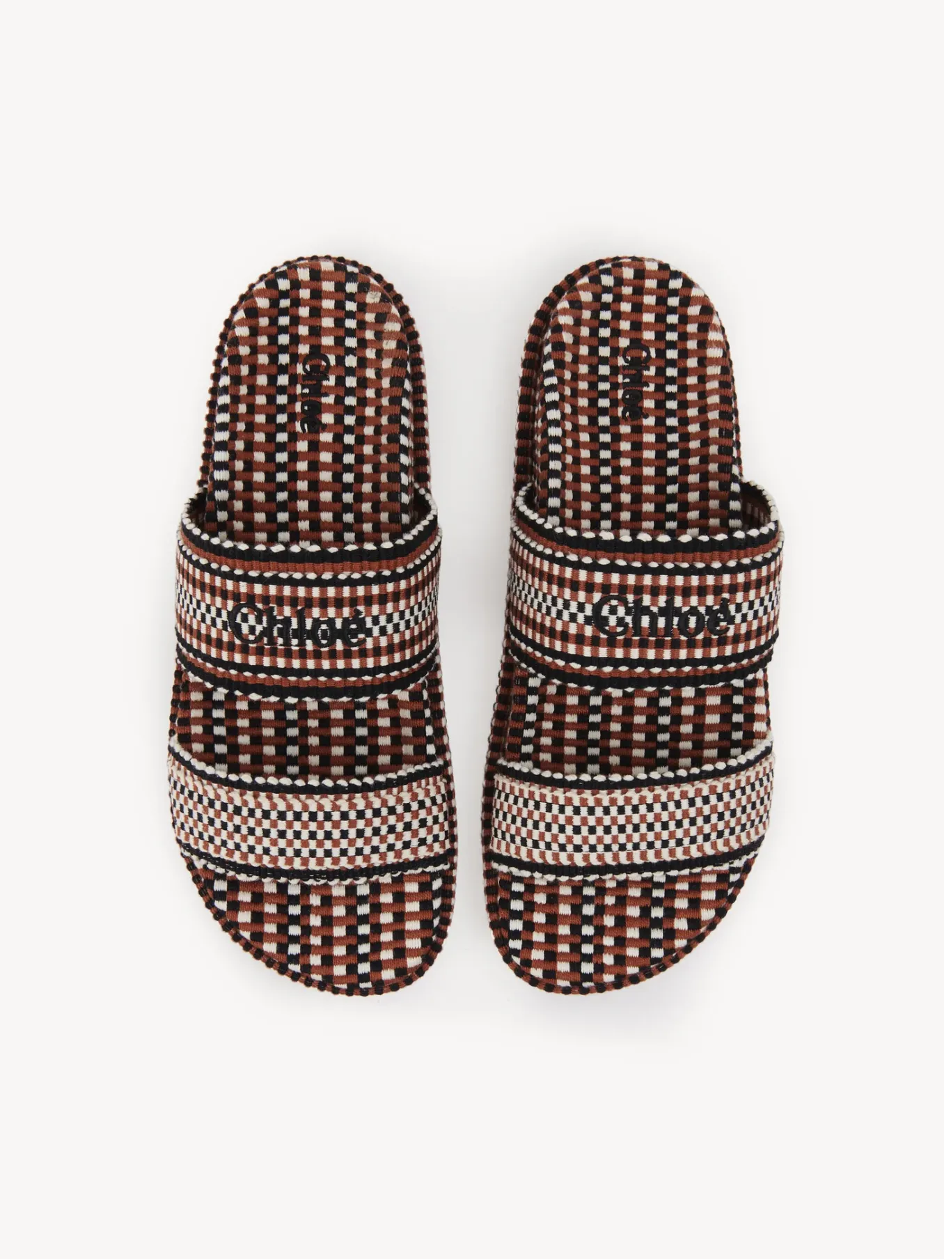 Tenues De Plage-Chloé Mules Rori Red Sand