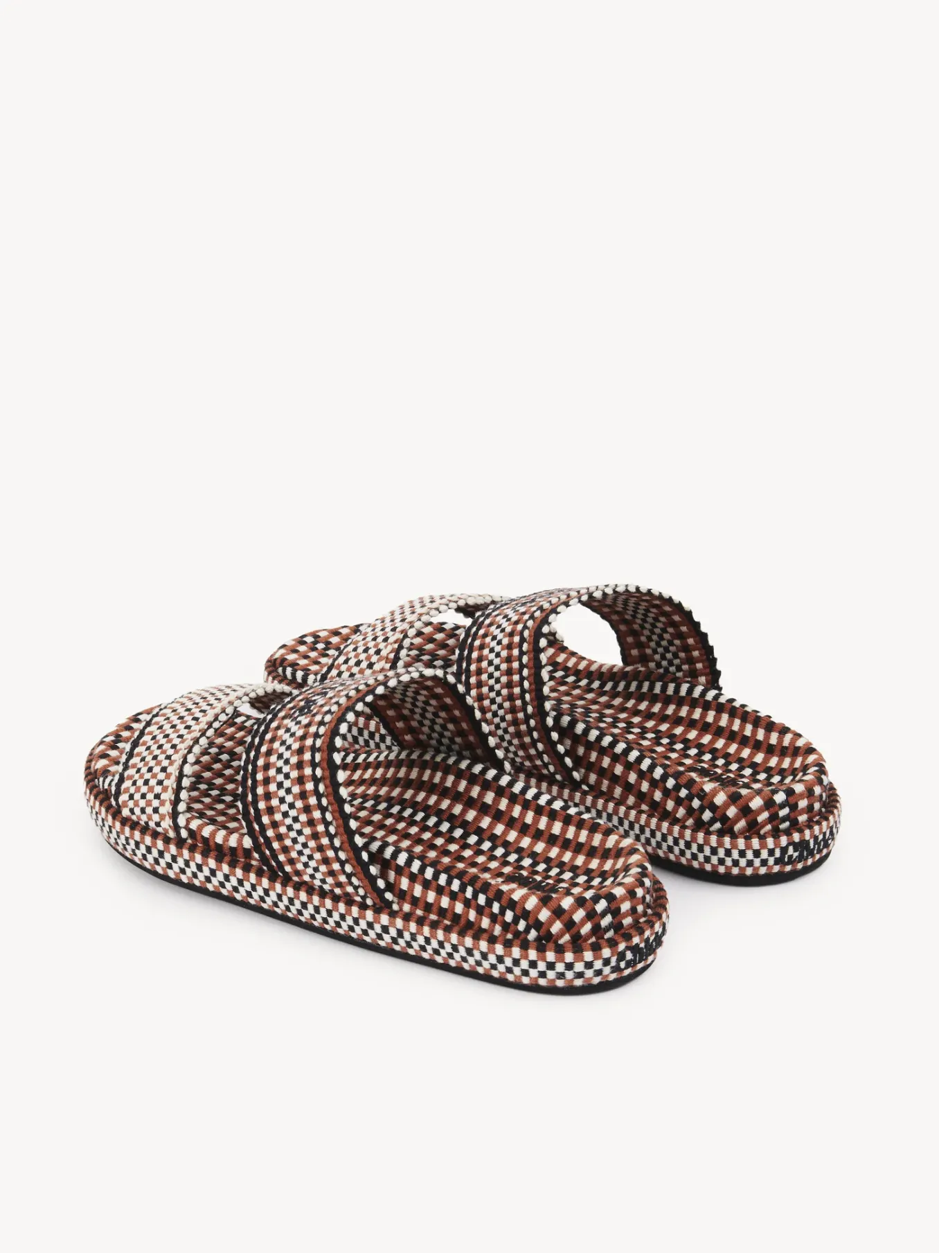 Tenues De Plage-Chloé Mules Rori Red Sand