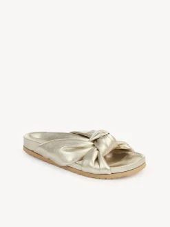 Sandales Et Espadrilles-Chloé Mules Spencer Pale Gold