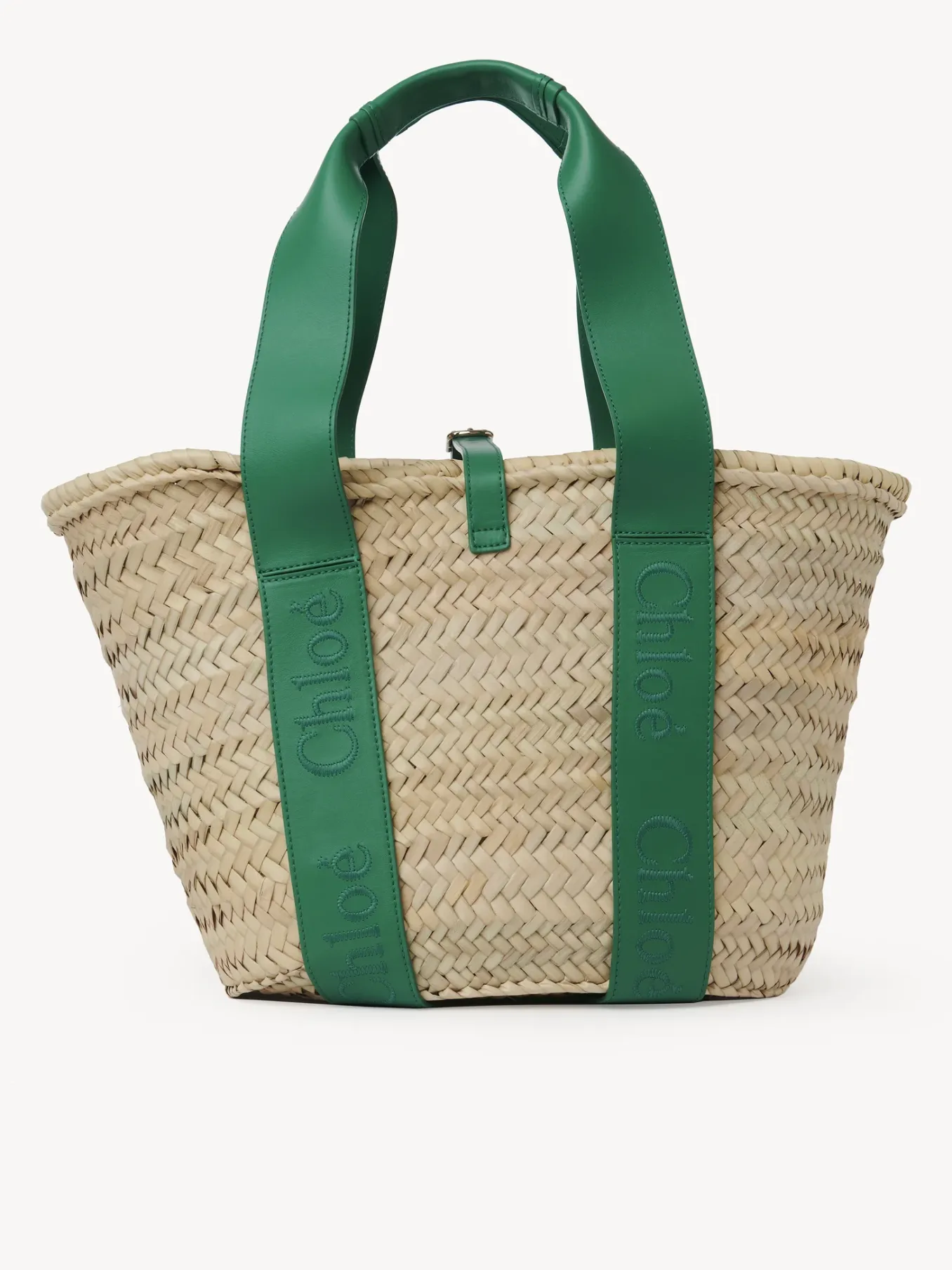 Sacs Cabas-Chloé Panier Chloe Sense Pop Green