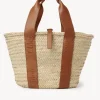 Sacs Cabas-Chloé Panier Chloe Sense Caramel