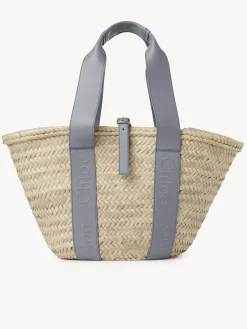 Sacs Cabas-Chloé Panier Chloe Sense Storm Blue