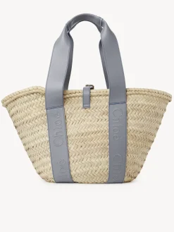 Sacs Cabas-Chloé Panier Chloe Sense Storm Blue