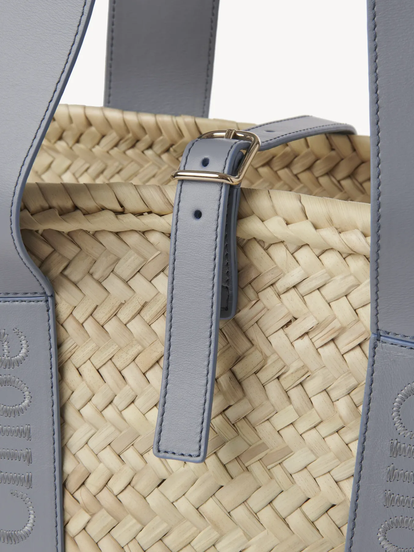Sacs Cabas-Chloé Panier Chloe Sense Storm Blue