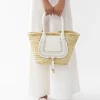Sacs Cabas-Chloé Panier Marcie Blanc