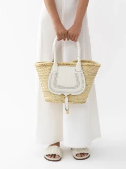 Sacs Cabas-Chloé Panier Marcie Blanc